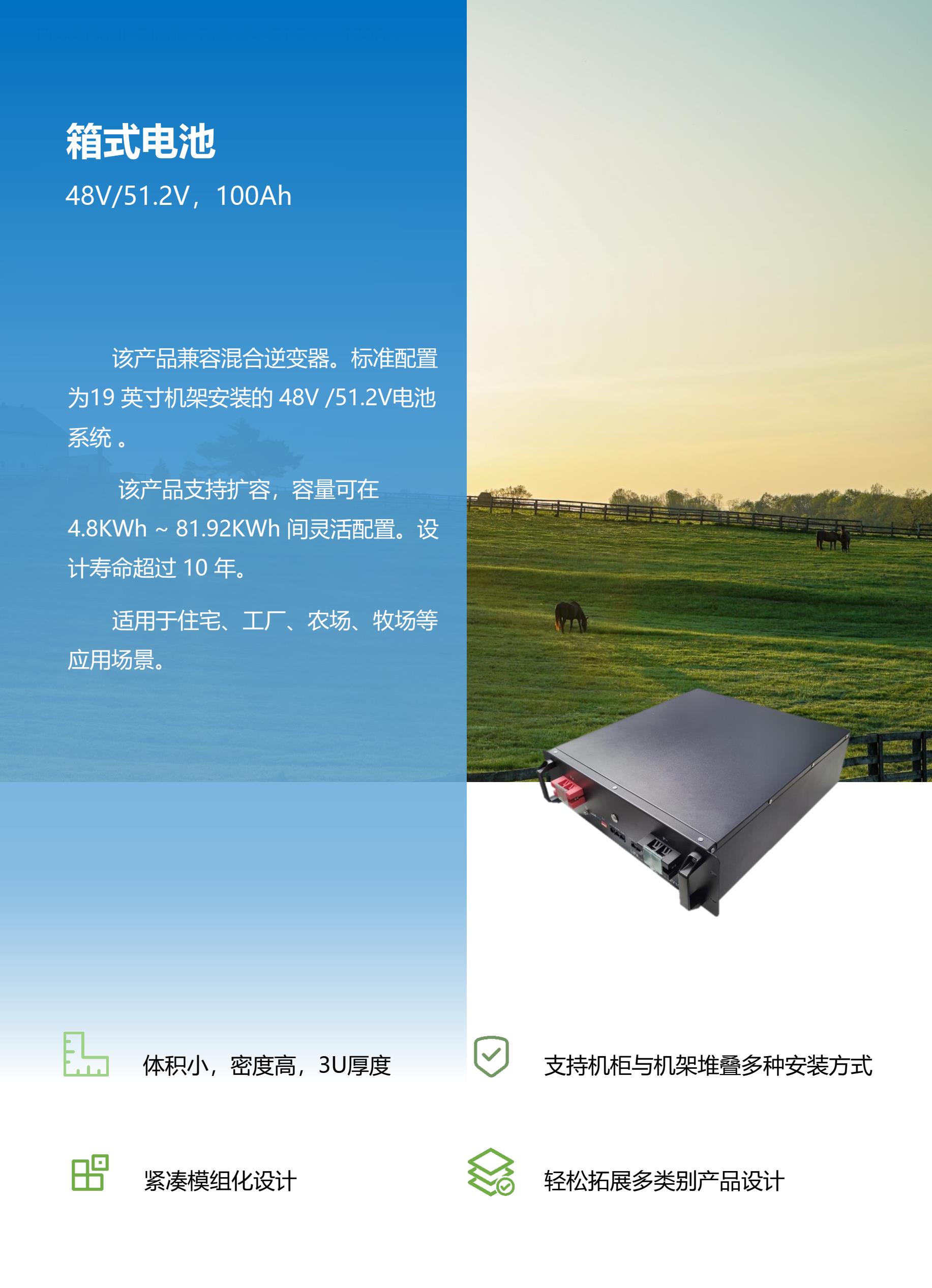 箱式電池48V/51.2V，100Ah(圖1)